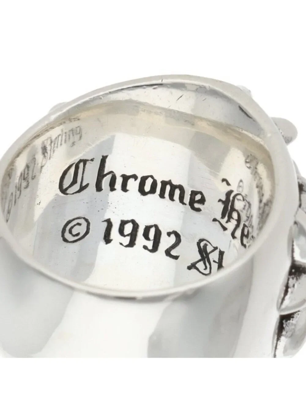 Chrome Hearts Keeper Silver Ring